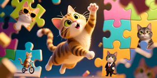 Funny Cats Puzzle thumbnail