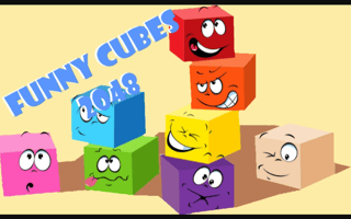 Funny Cubes 2048 game cover