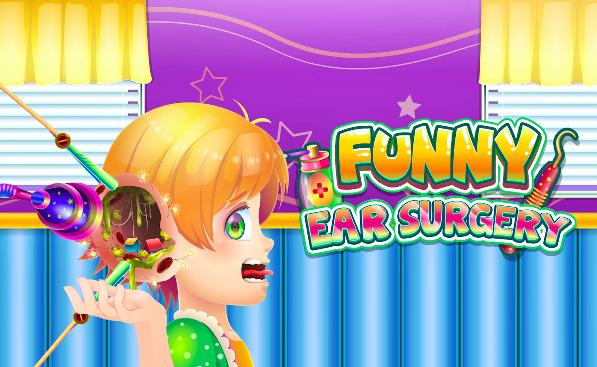 Play Funny Ear Surgery — free online Kids game