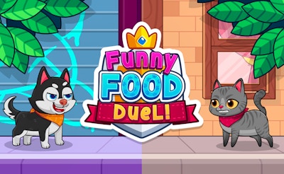 Funny Food Duel game
