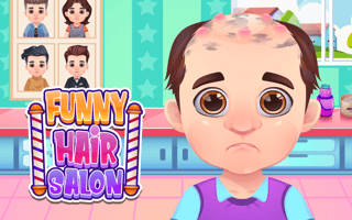 Funny Hair Salon game cover