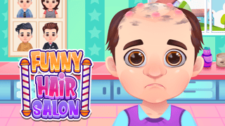 Funny Hair Salon game cover