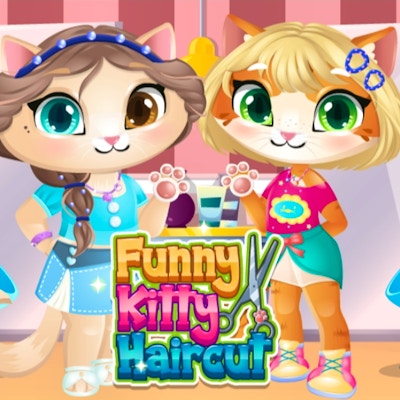 Funny Kitty Haircut By Gamepix