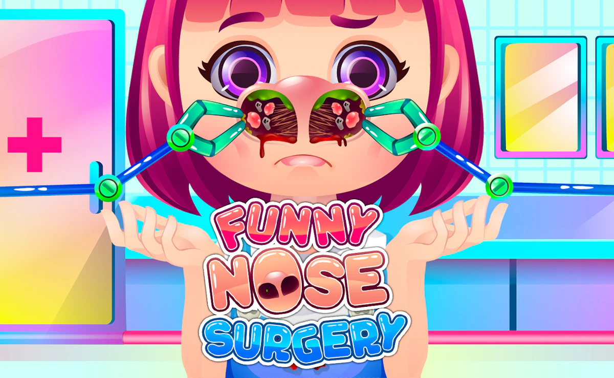 Play Funny Nose Surgery — free online Kids game