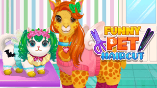 Funny Pet Haircut game cover