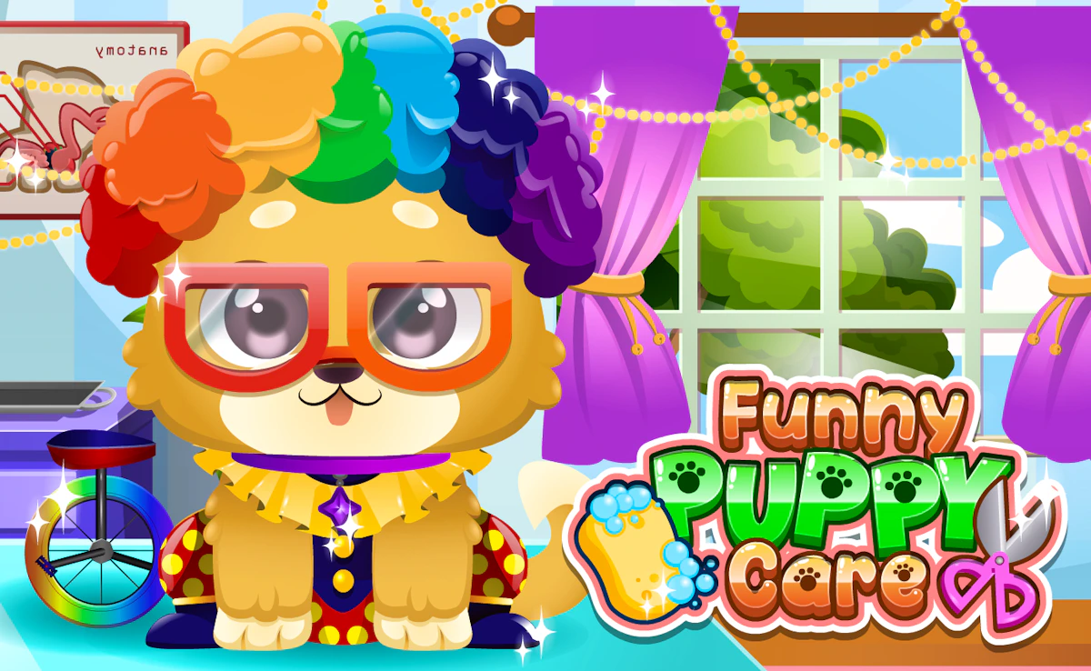 Play Funny Puppy Care — free online Kids game