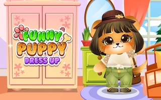 Funny Puppy Dressup game cover