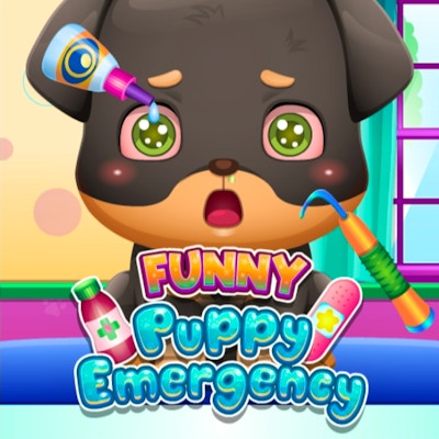 Funny Puppy Emergency By Gamepix