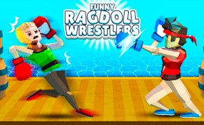 Funny Ragdoll Wrestlers