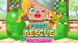 Funny Rescue Gardener