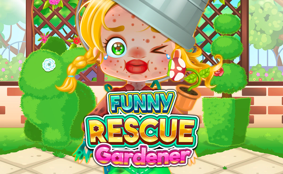Play Funny Rescue Gardener — free online Kids game