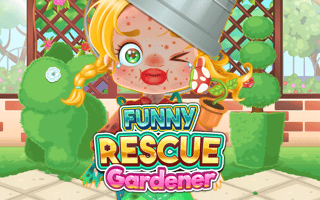 Funny Rescue Gardener game cover