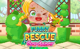 Funny Rescue Gardener game cover