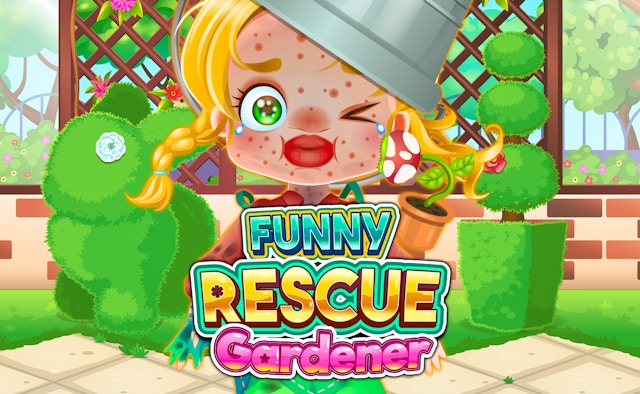 Funny Rescue Gardener game cover