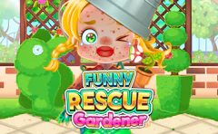 Funny Rescue Gardener
