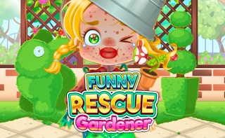 Funny Rescue Gardener game cover