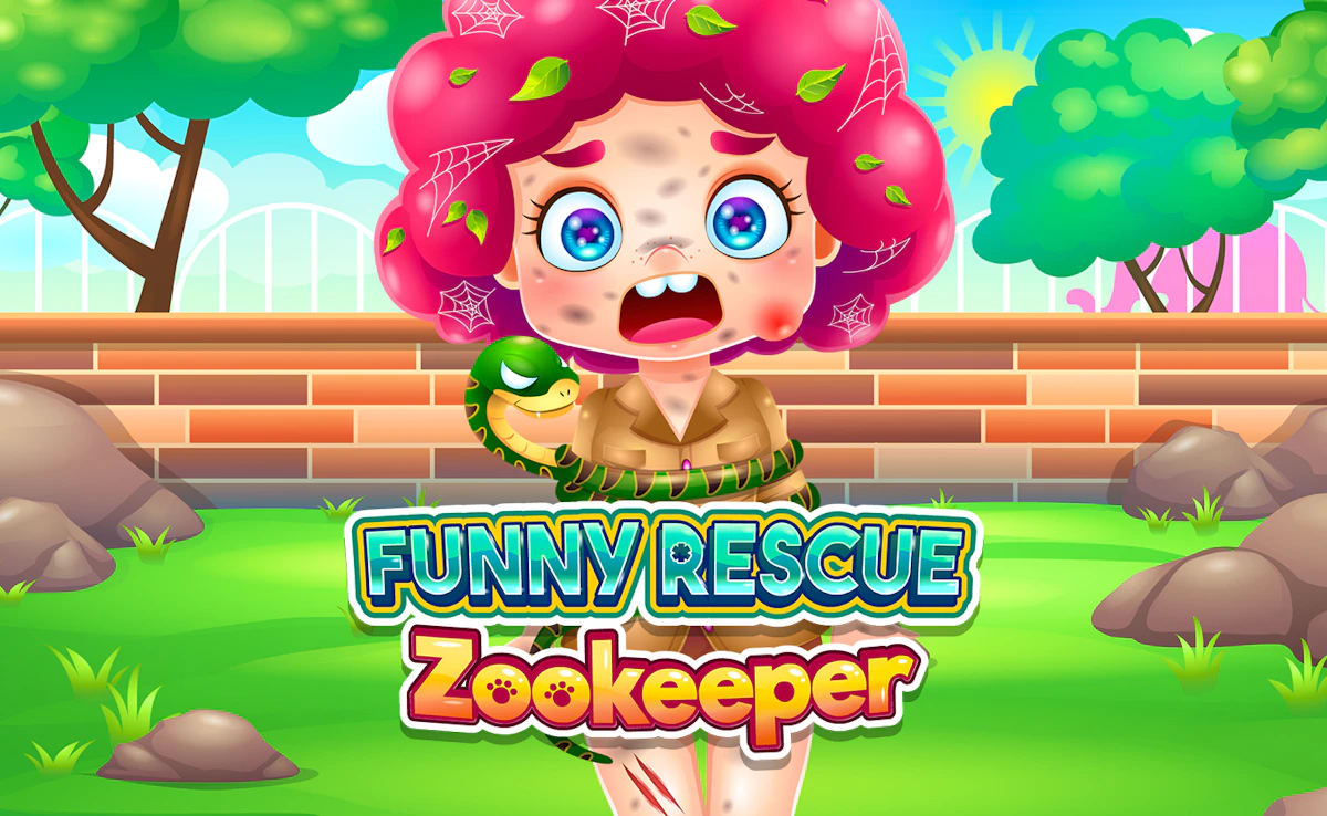 Play Funny Rescue Zookeeper — free online Kids game