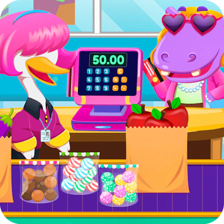 Funny Shopping Supermarket game thumbnail