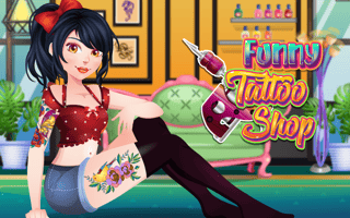 Funny Tattoo Shop game cover