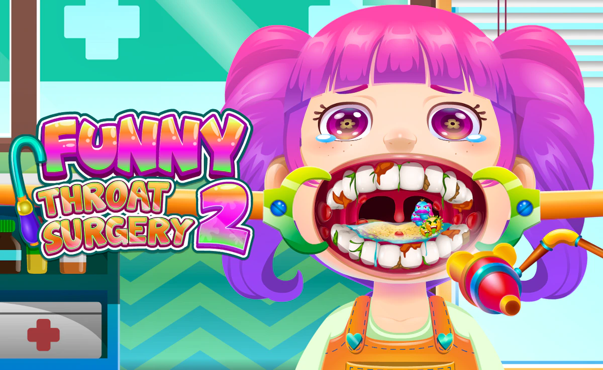 Play Funny Throat Surgery 2 — free online Kids game