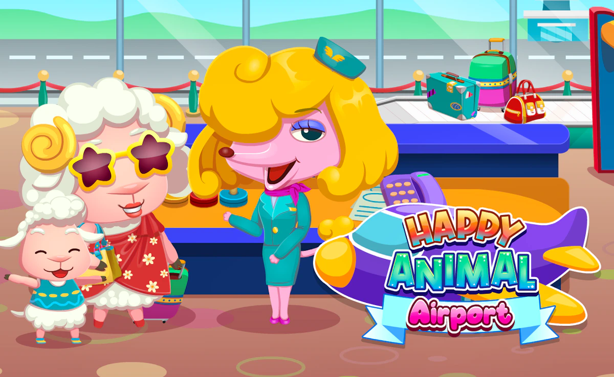 Play Funny Travelling Airport — free online Kids game