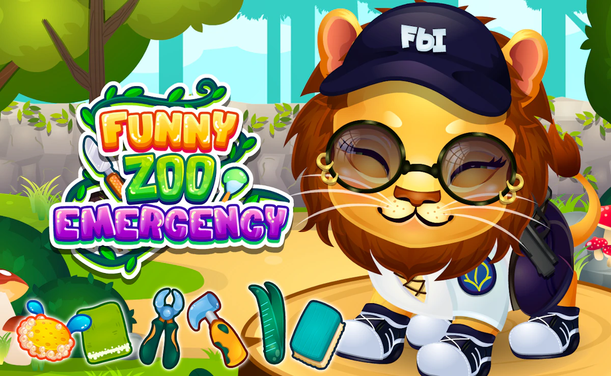Play Funny Zoo Emergency — free online Kids game