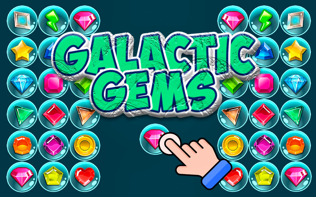 Play Galactic Gems — free online Match 3 game