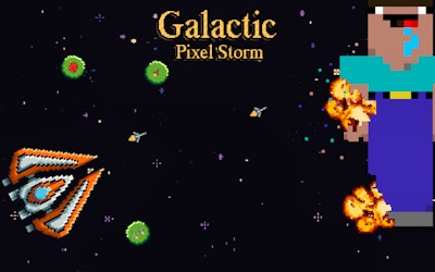 Galactic Pixel Storm game