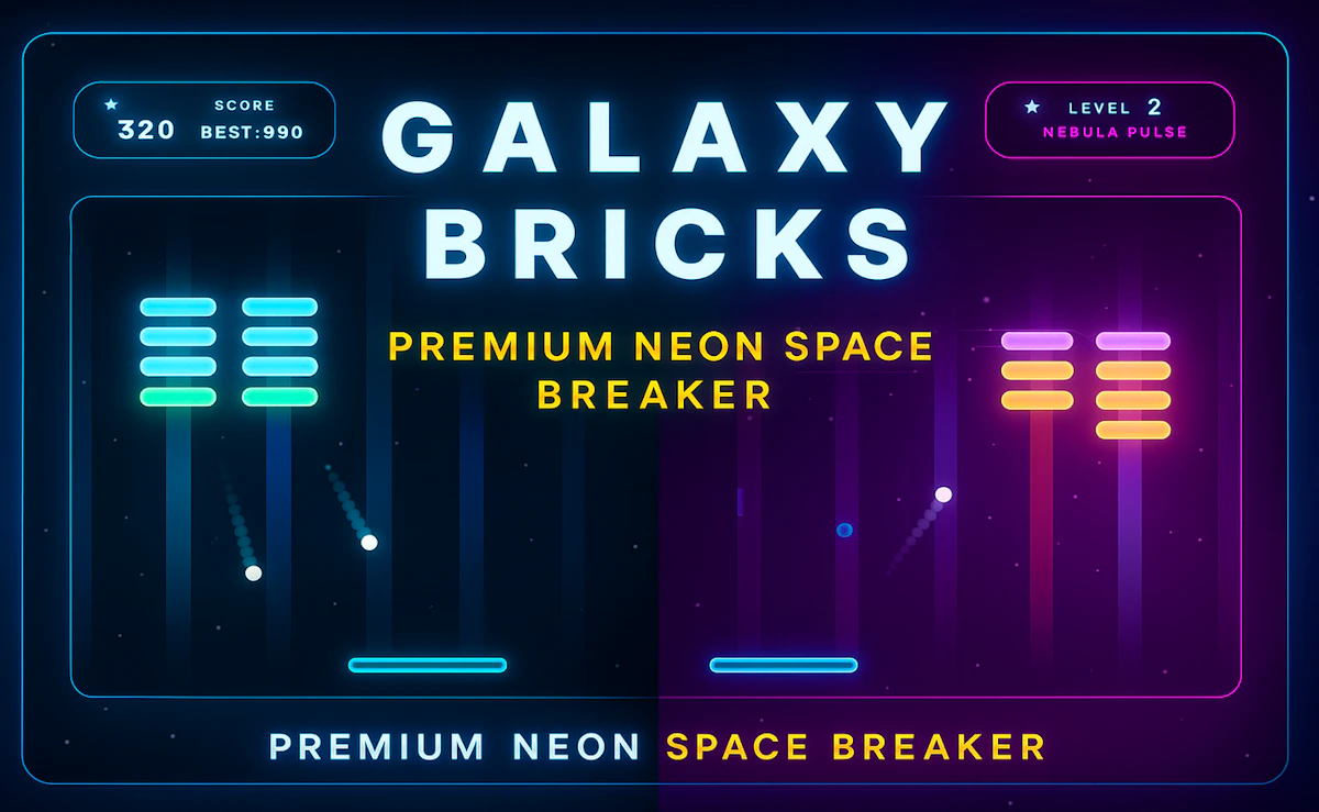 Play Galaxy Bricks — free online Arcade game