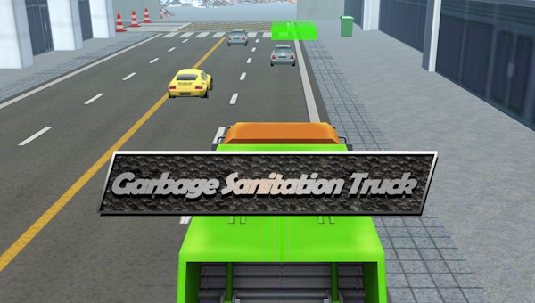 Garbage Sanitation Truck 🕹️ Play Now on GamePix