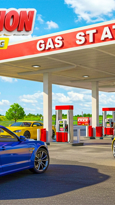 Gas Station Car Driving