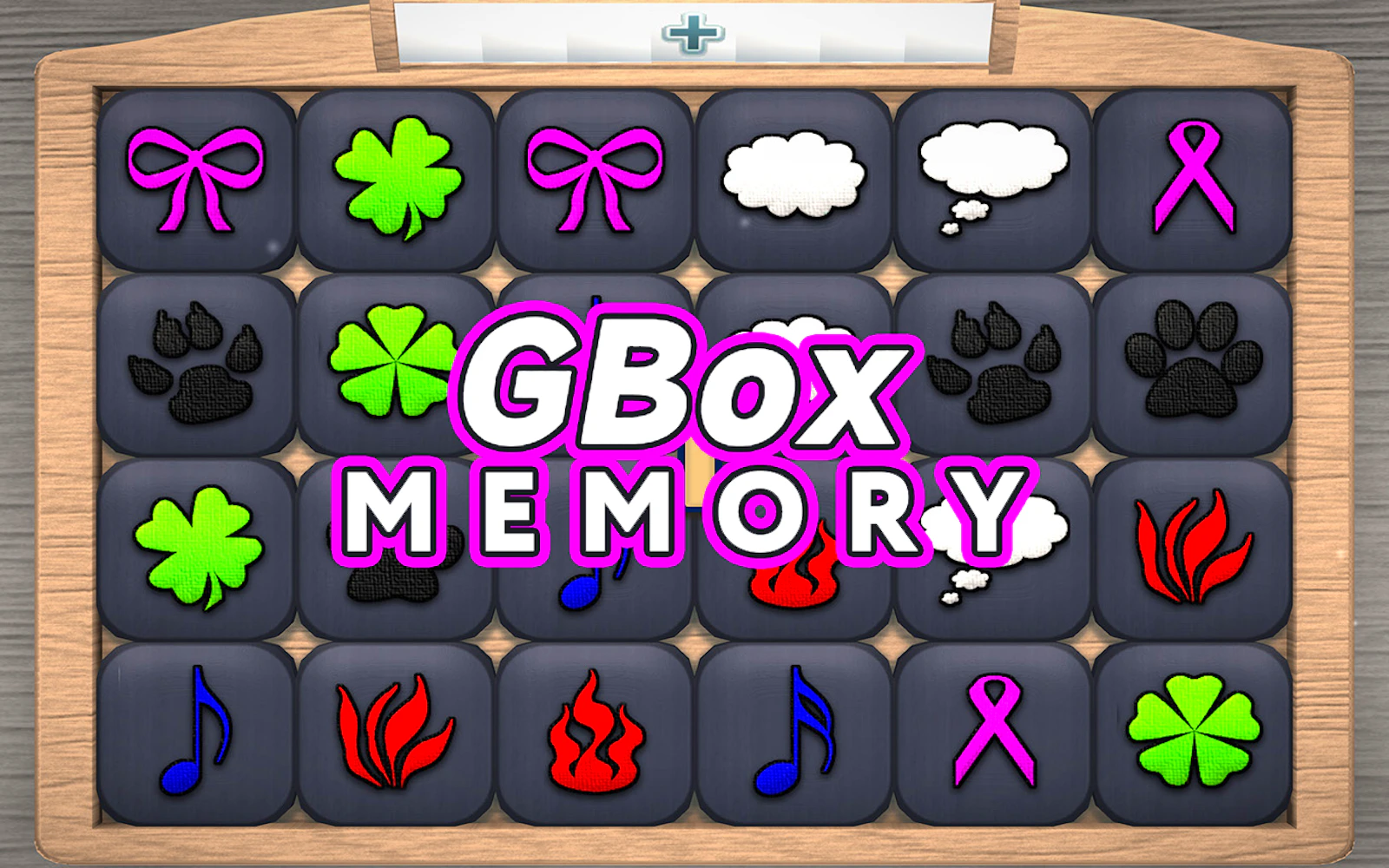 GBox Memory — free online thinky game on Glaze Games