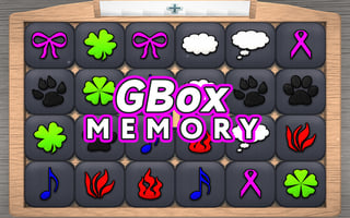 Gbox Memory game cover