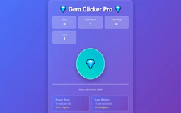 Gem Clicker