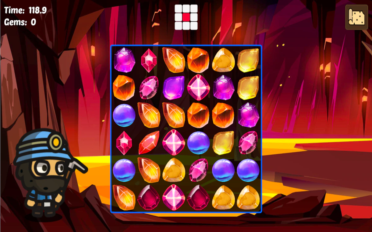 Play GemMine Match 3 — free online Match 3 game