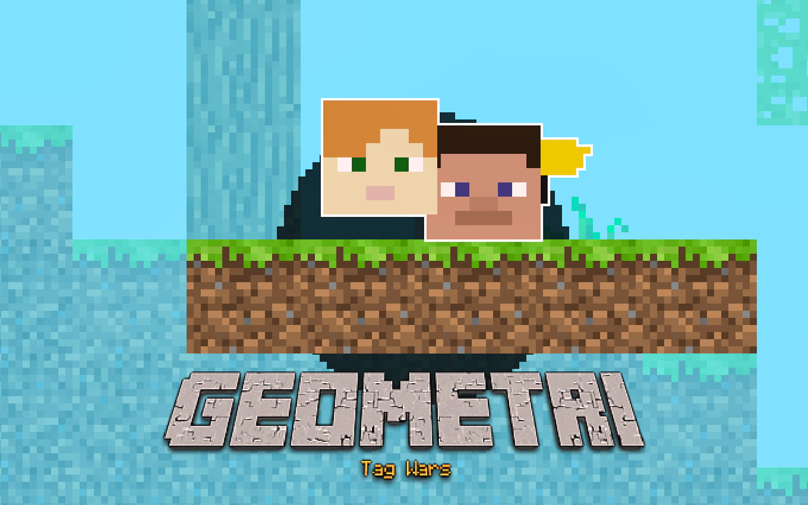Geometri Tag Wars - 2 Players — free online two player game on Glaze Games