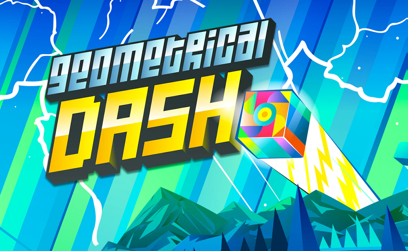 Geometrical Dash — free online arcade game on Glaze Games