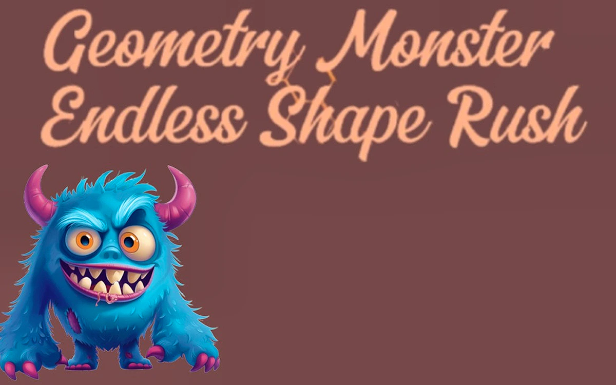 Play Geometry Monster Endless Shape Rush — free online Hyper Casual game