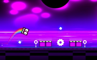 Geometry Neon Dash Rainbow