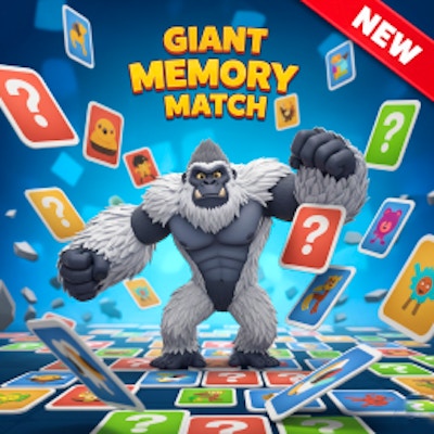Giant Memory Match By Gamepix