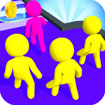 Giant Run Color Run Crowd Switch By Gamepix