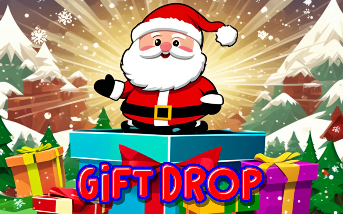 Play Gift Drop — free online Christmas game