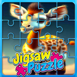 Giraffe Jigsaw Image Challenge Thumbnail