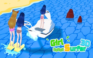 Girl Surfer 3d game cover