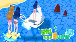 Girl Surfer 3D