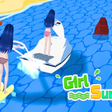Girl Surfer 3D