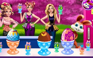 Girls Easter Chocolate Eggs game cover