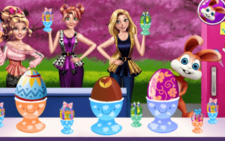 Girls Easter Chocolate Eggs game cover