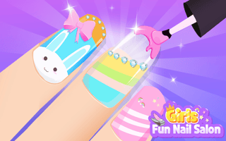 Girls Fun Nail Salon game cover