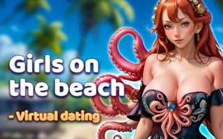 Girls on the beach - clicker game